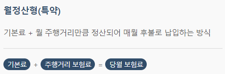 캐롯 퍼마일 월정산형