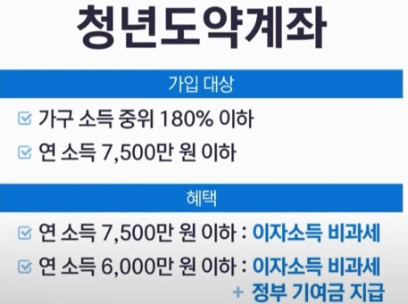 청년도약계좌 조건 및 혜택